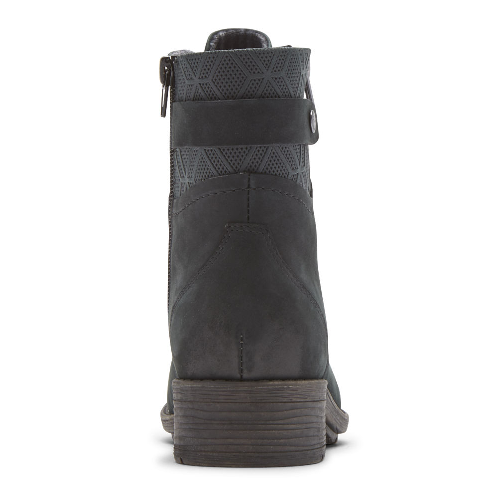 Botas Rockport Mujer Mexico - Cobb Hill Alessia Bethany 2 Negros - EPLWJ0439